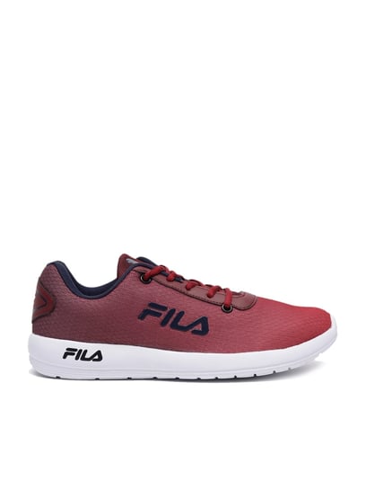 Fila shop maroon shoes