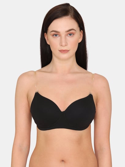 Buy Zivame Black Half Coverage Backless Bra for Women's Online @ Tata CLiQ