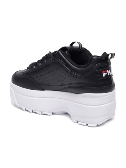 Buy Fila Women's DISRUPTOR II Black Sneakers for Women at Best