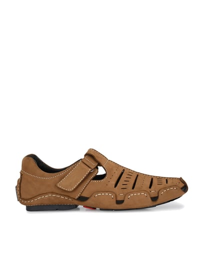 MACTREE Men Brown Flexible-Stitched Sole Premium Sandals BlastLane-6 :  Amazon.in: Fashion