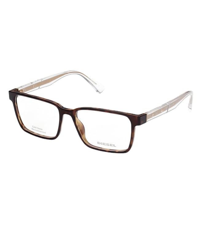 Buy Diesel Brown Rectangular Frames for Men Online Tata CLiQ Luxury
