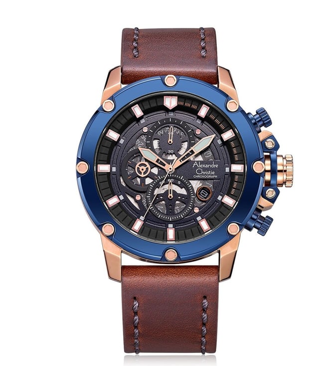 Buy Alexandre Christie 6564MCLURBU New Chronograph Watch for Men Buy Alexandre Christie 6564MCLURBU New Chronograph Watch for Men