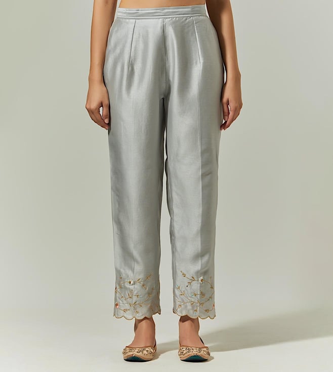 Shop Slit Satin Palazzo Pants for Women from latest collection at Forever  21  387639