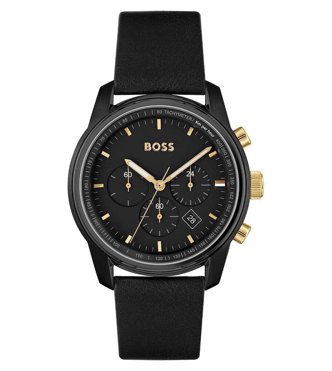 Buy BOSS 1514003 Tata CLiQ for @ Chronograph Trace Luxury Watch Men Online