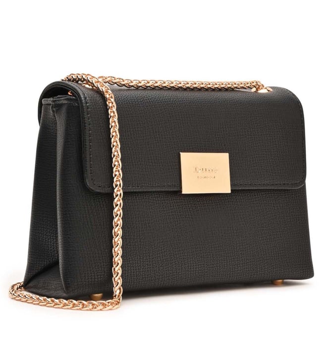 Dune London Black Enib Small Shoulder Bag