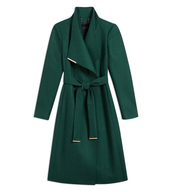 Ted Baker Green Regular Fit Coat