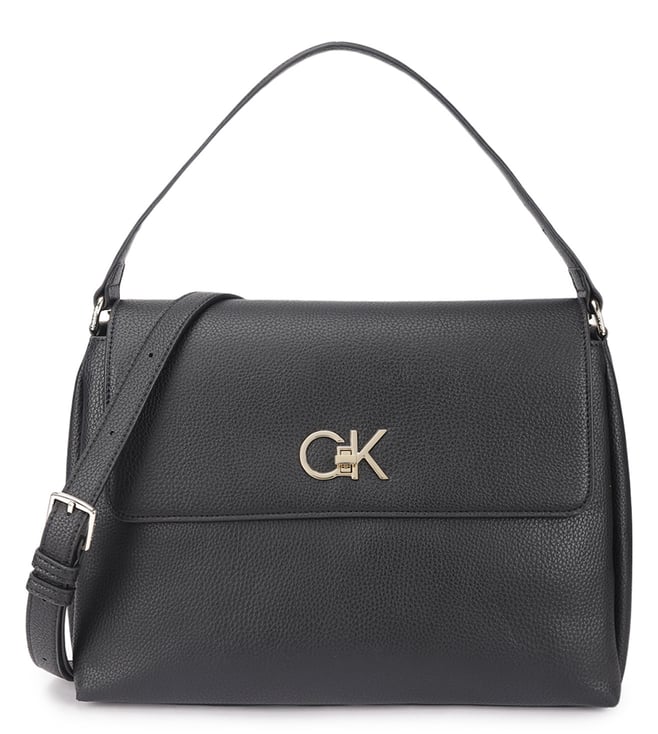 Buy CALVIN KLEIN JEANS Black Minimal Hardware Mini Tote for Women Online @  Tata CLiQ Luxury