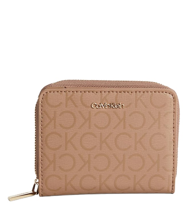 Calvin klein clearance brown wallet