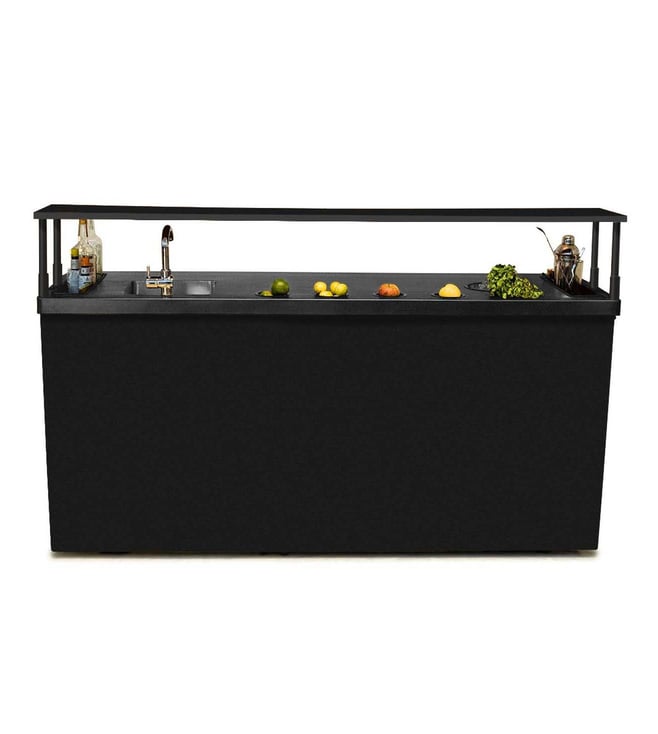 Buy Speedx Double Model X Matt Black Steel Home Bar Online Tata CLiQ Luxury