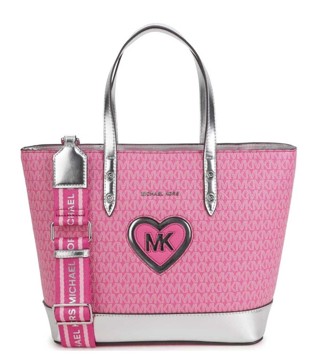 Leather handbag Michael Kors Pink in Leather  25258169