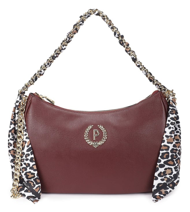 Buy Pollini Black BORSA Textured Large Shoulder Bag for Women Online @ Tata  CLiQ Luxury