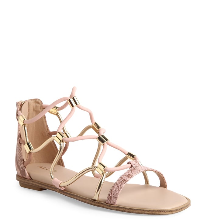 Rose Gold Studded Gladiators Sandals | eBay