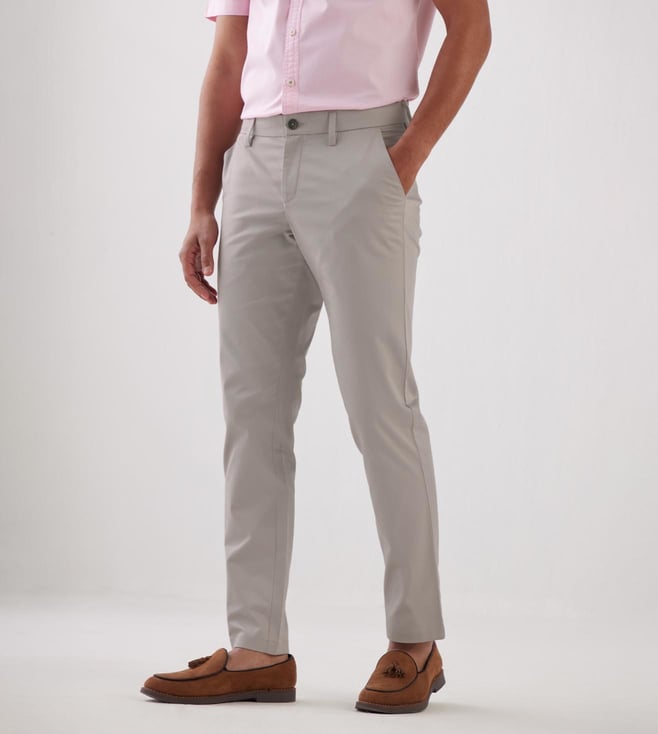 Philippine Silver Slim Fit Mens Trousers ch1008