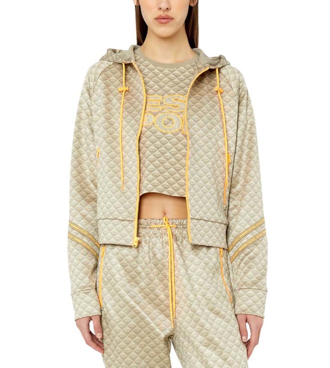 Yellow Louis Vuitton Hooded Windbreaker Coat