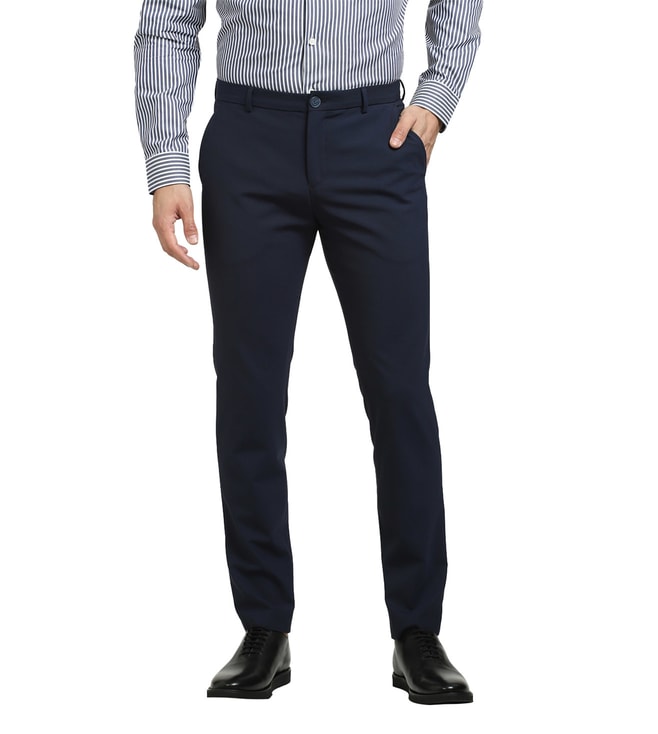 Buy Blue Check Formal Suit Trousers for Men Online at SELECTED  HOMME278312601