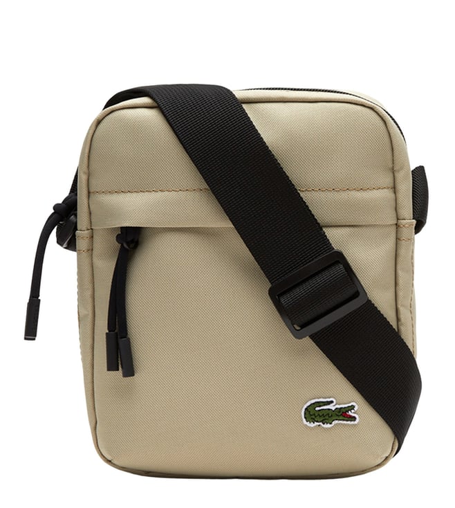 Buy Lacoste Khakhi Medium Crossover Bag Online Tata CLiQ Luxury