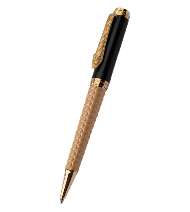 Buy Roberto Cavalli by Franck Muller Gold Black Ballpoint Pen