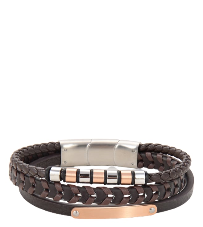 boss leather bracelet