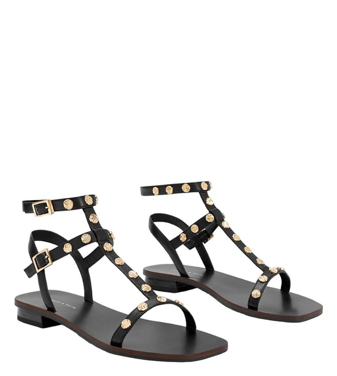 Buy Charles & Keith Black Ankle Strap Sandals for Women Online @ Tata CLiQ  Luxury