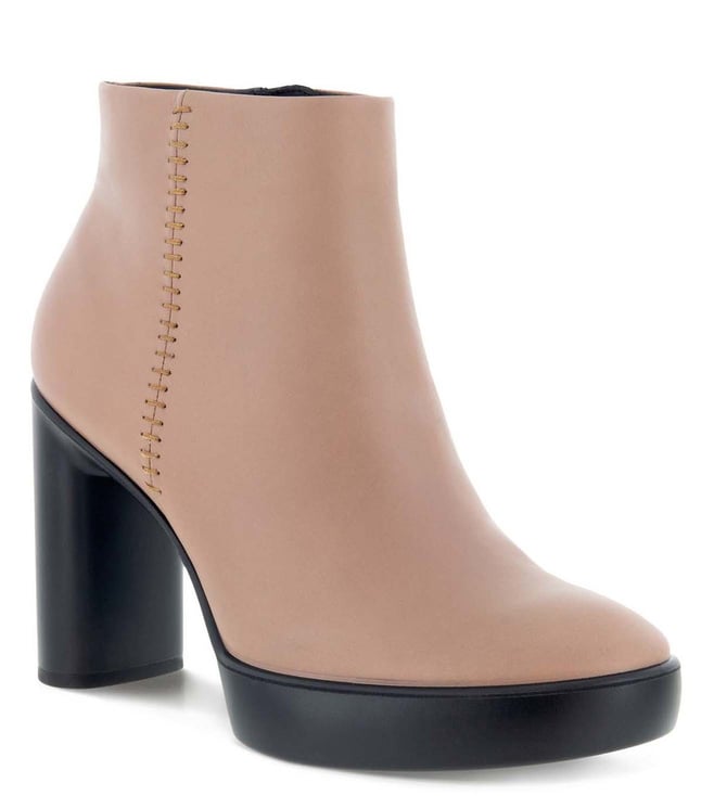 Ecco women's sculptured folded clearance zip boot