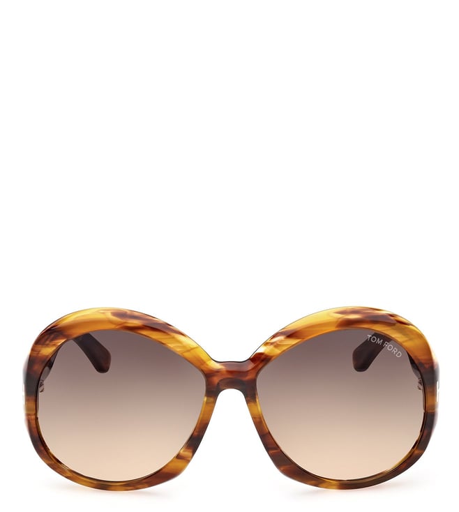 Buy Tom Ford FT10106255B Oval Sunglasses for Women Online @ Tata CLiQ Luxury