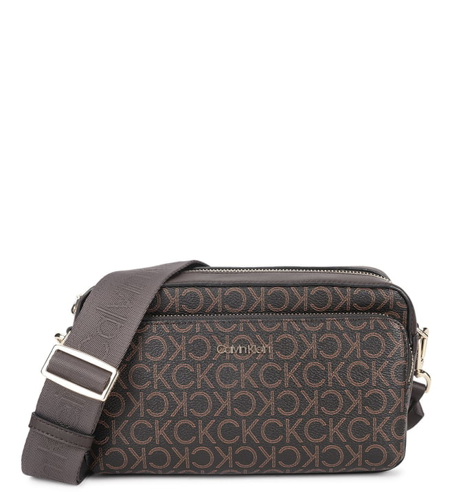 Calvin klein hotsell brown crossbody bag