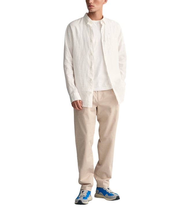 Gant White Regular Fit Shirt