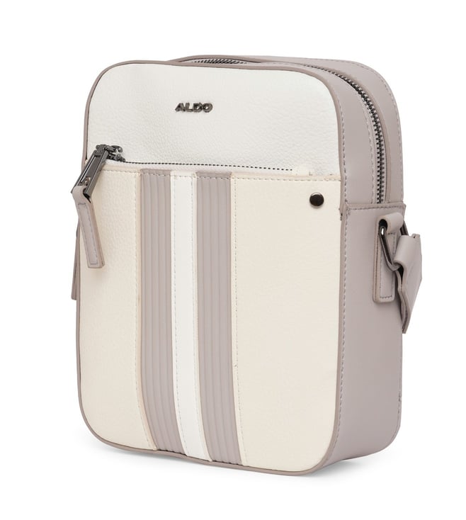 Buy Aldo White Kensit Medium Cross Body Bag For Men Online Tata Cliq Luxury 5290