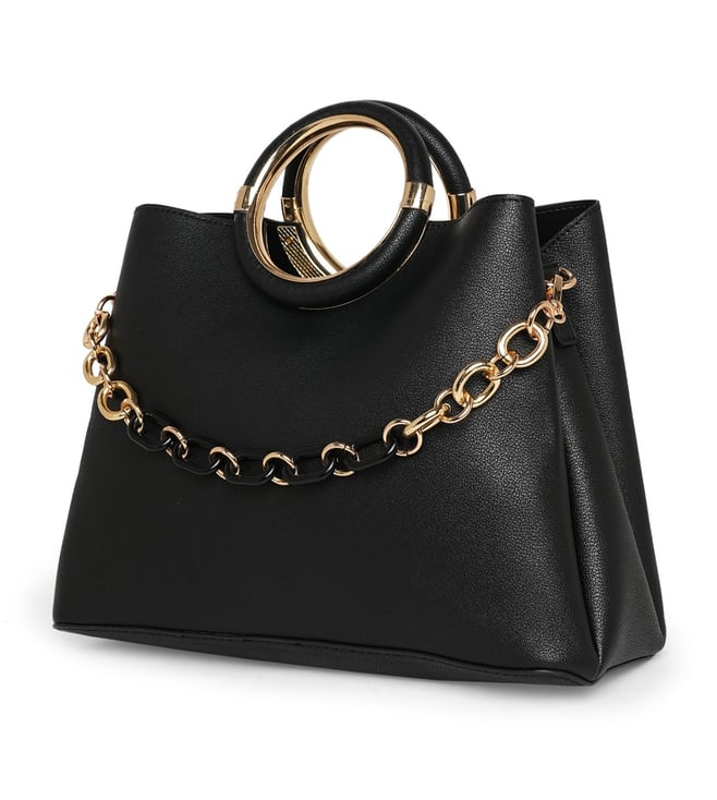 Buy Aldo Black Dovie Medium Satchel For Women Online Tata Cliq Luxury