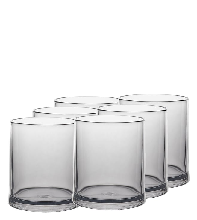 Buy Glaskart 6Piece Graphite Water Glass Set Online Tata CLiQ Luxury