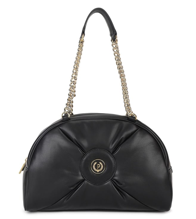 Pollini Heritage Camera Bag With Shoulder Strap Black Lacquer - Buy At  Outlet Prices!