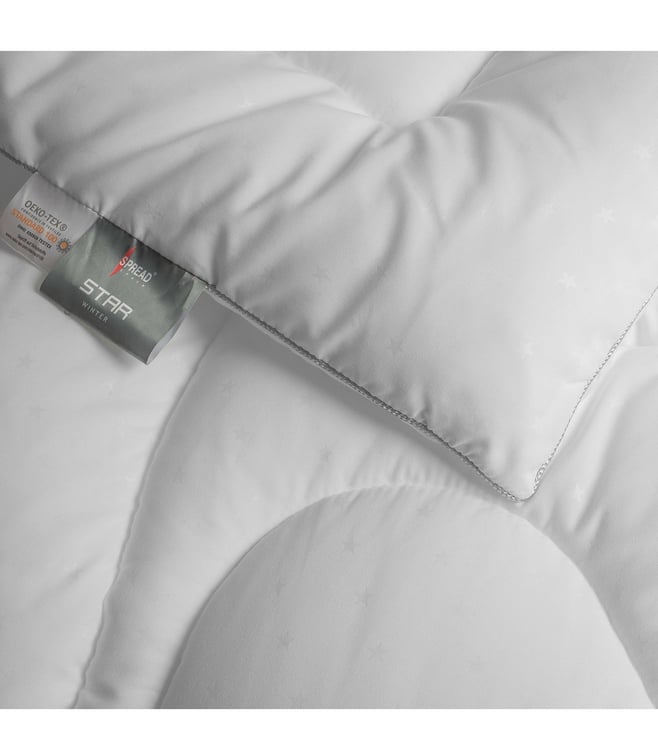 Spread Spain White Star Summer Quilt