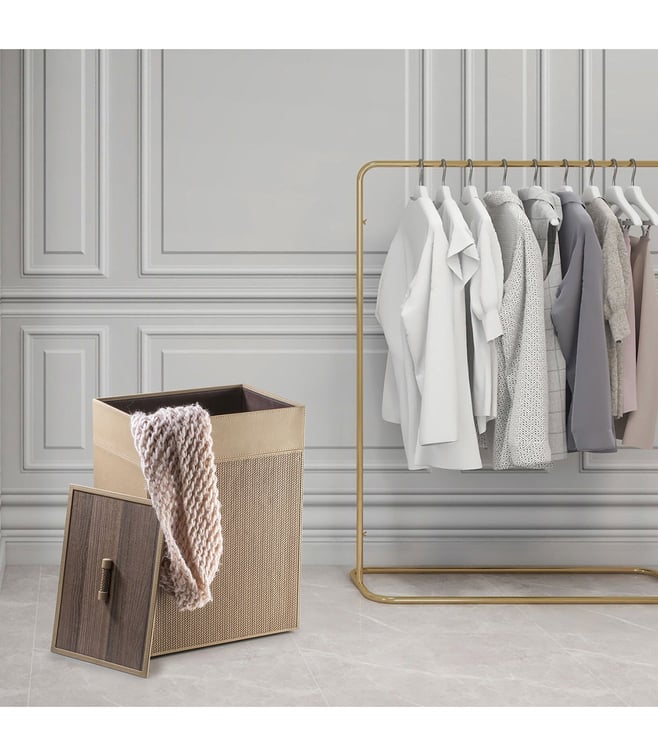 Spread Spain Khaki Riggiani Storage Collection Large Laundry Box