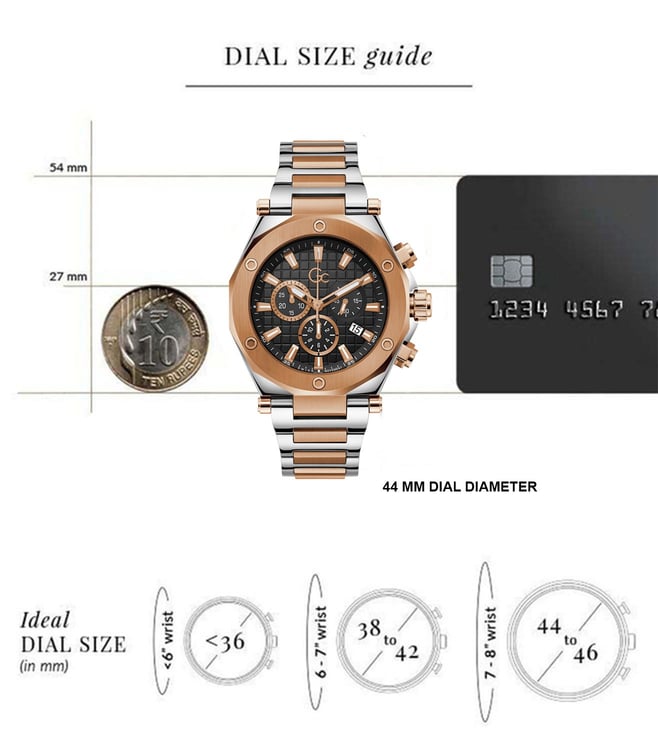 Buy Gc Z18001G2MF Sport Chic Chronograph Watch for Men Online @ Tata ...