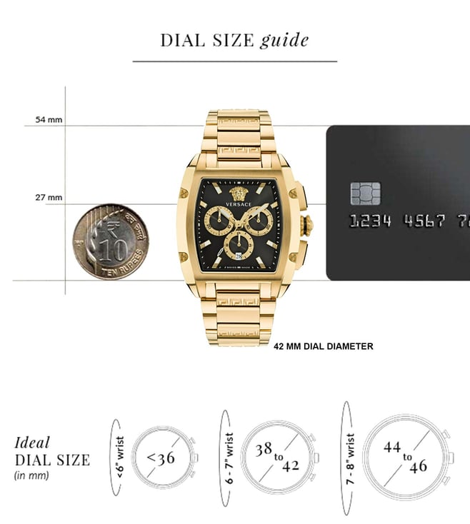 Buy Versace VE6H00523 Chronograph Watch for Men Online @ Tata CLiQ Luxury