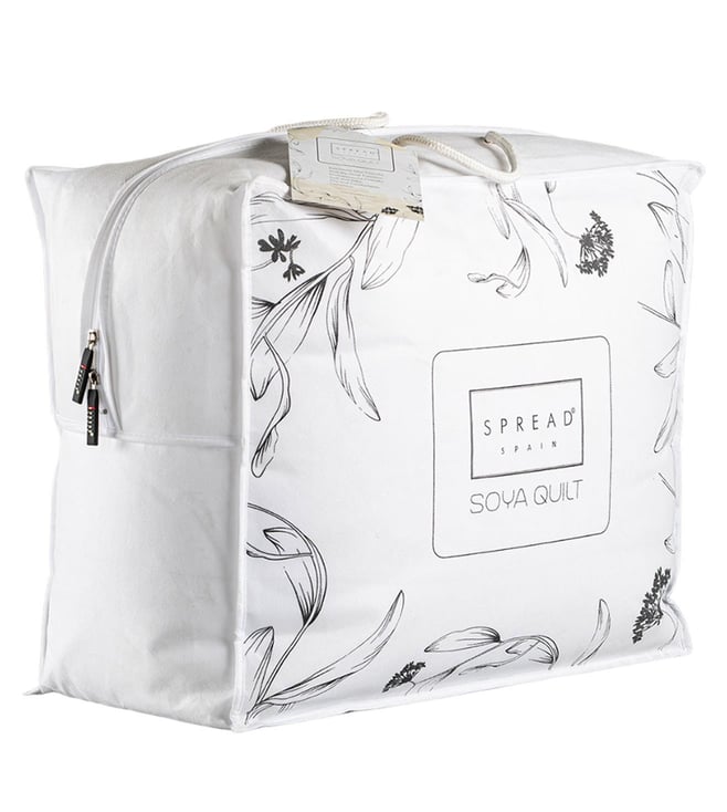 Buy Spread Spain White Lightweight Soyabean Quilt Online Tata CLiQ Luxury