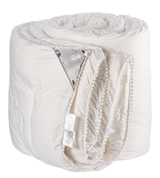 Buy Spread Spain White Lightweight Soyabean Quilt Online Tata CLiQ Luxury