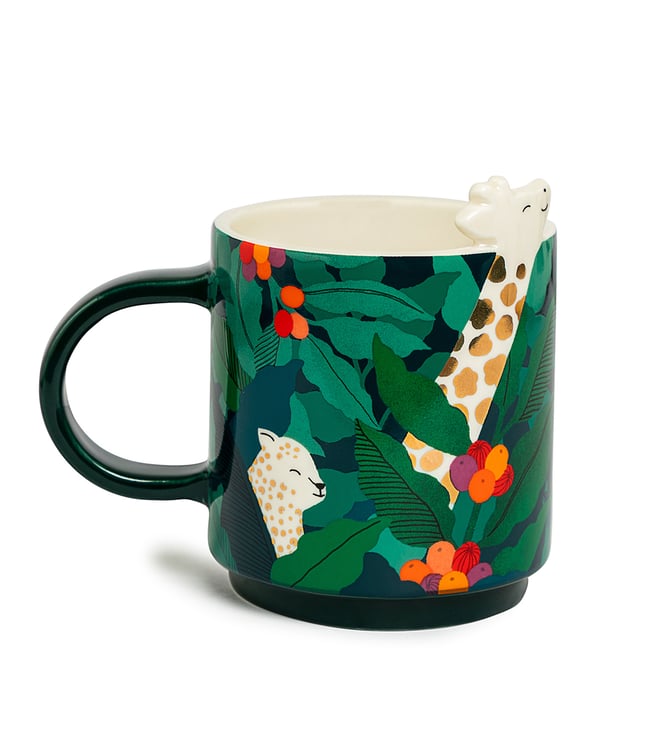 Buy Starbucks Savannah Animals Green Ceramic Mug (0.296 L) Online