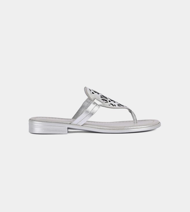 Buy Vanilla Moon Silver Anika Flats Sandals for Women Online @ Tata ...