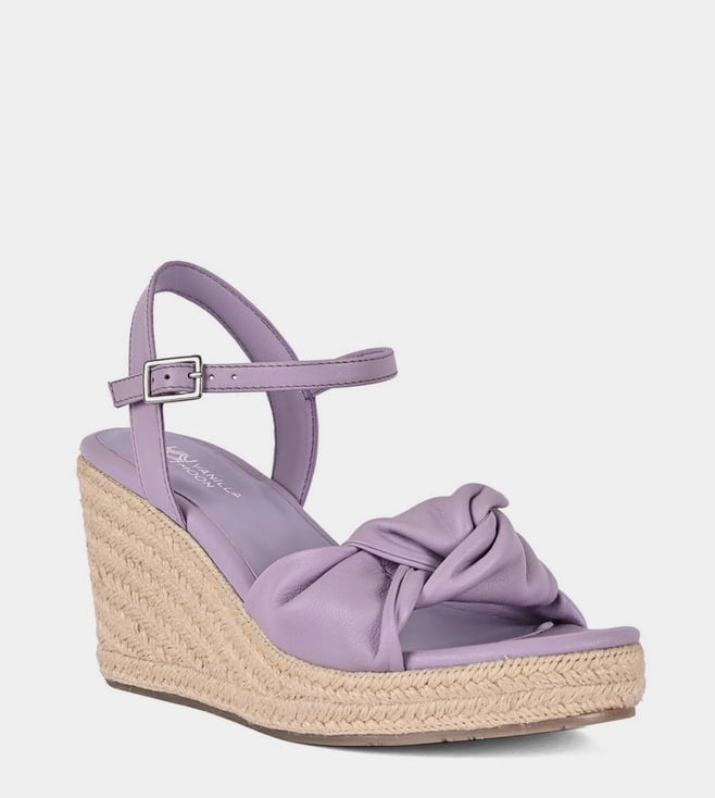 Lilac wedge sale sandals