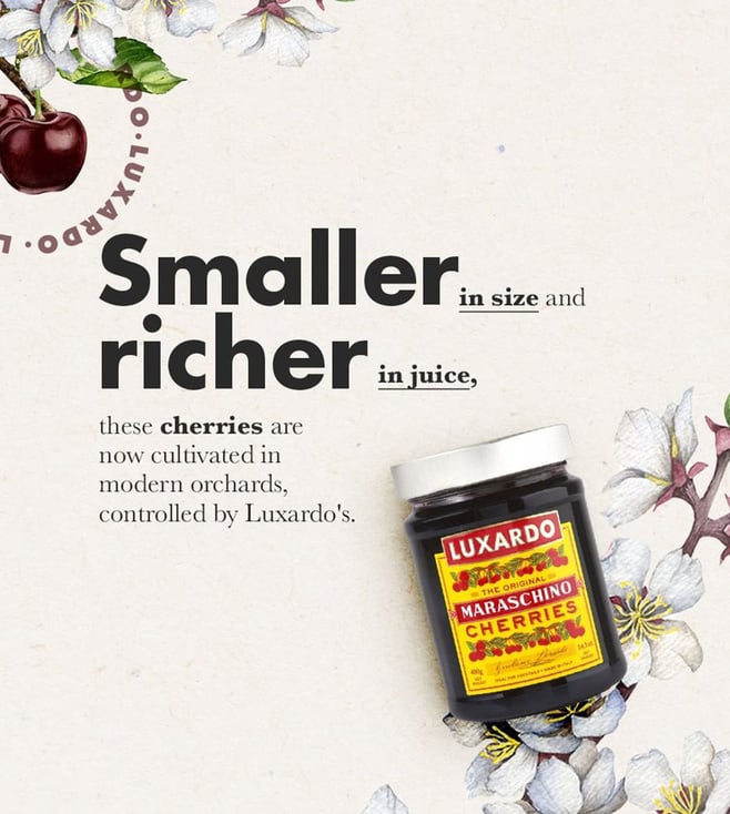 Buy Luxardo Maraschino Cherries Syrup 400 g for Online Tata CLiQ Luxury