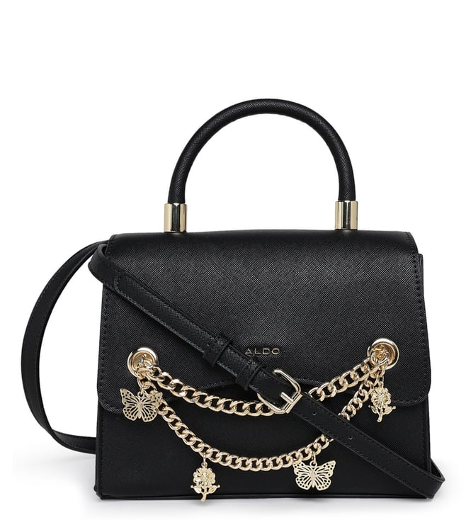 Buy ALDO Black ADWORERI001 Medium Satchel for Women Online Tata CLiQ