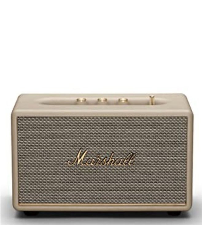 Buy Marshall Woburn III Bluetooth Speaker with Volume Control Knob,  Bass-Reflex, Play/Pause Button, HDMI input, RCA Input, Cream Online at Best  Prices in India - JioMart.