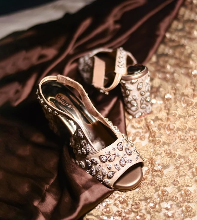 Buy Around Always Beige Aambi Peep Toe Sandals for Women Online @ Tata CLiQ  Luxury