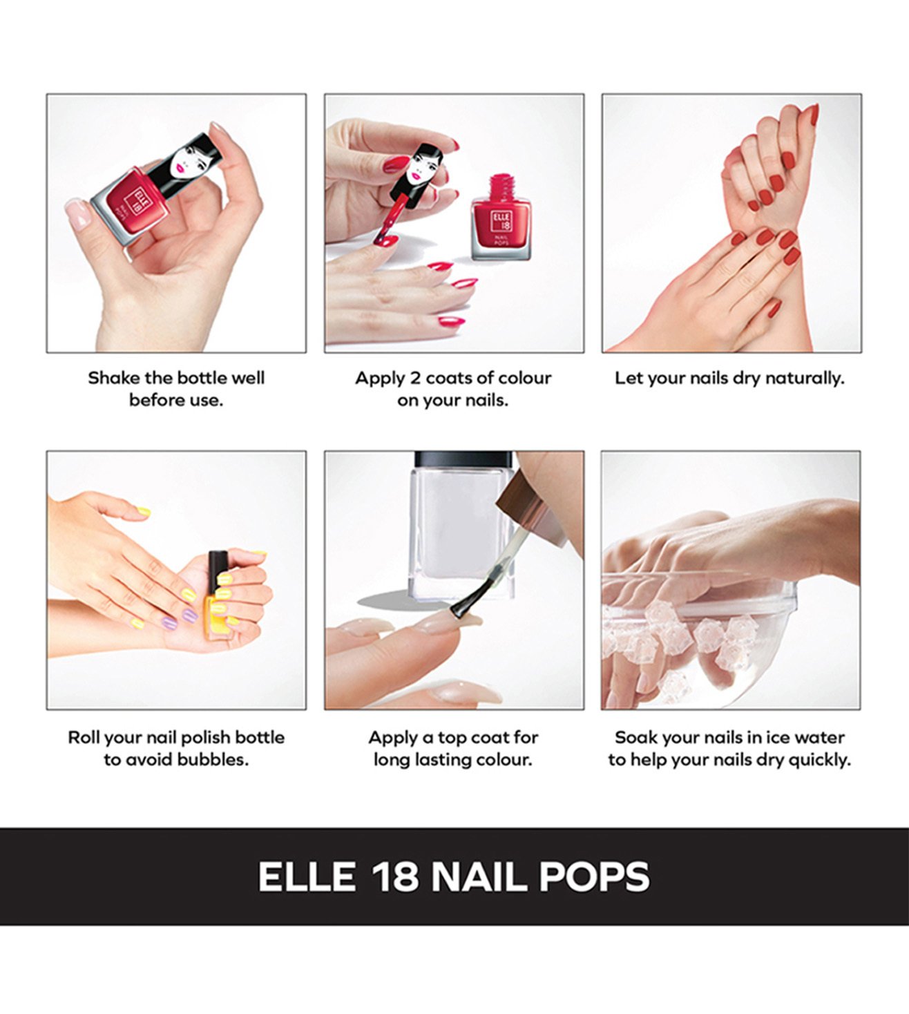 Buy Elle18 Nail Pops Nail Polish - Shade 27, 5ml Bottle Online at Low  Prices in India - Amazon.in