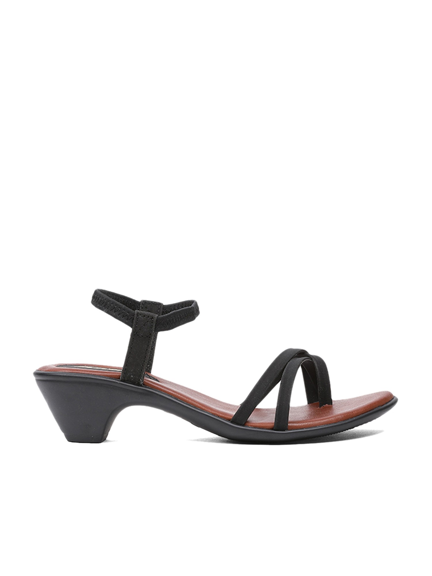 Leather Formal Bata Women Black Sandals F661613300 Size 3 4 5 6 7