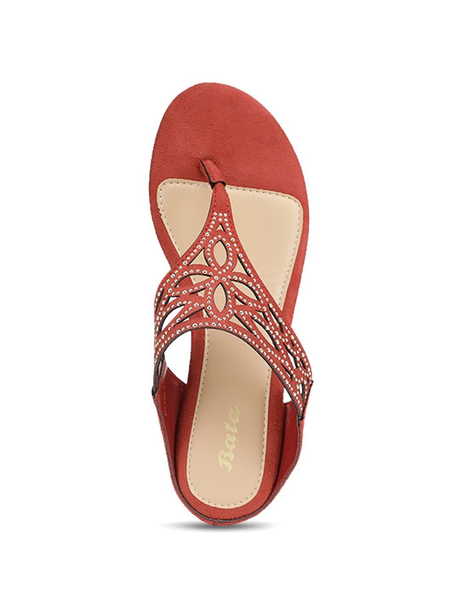 ZAXY Red Sandals For Women - 6 UK : Amazon.in: Fashion