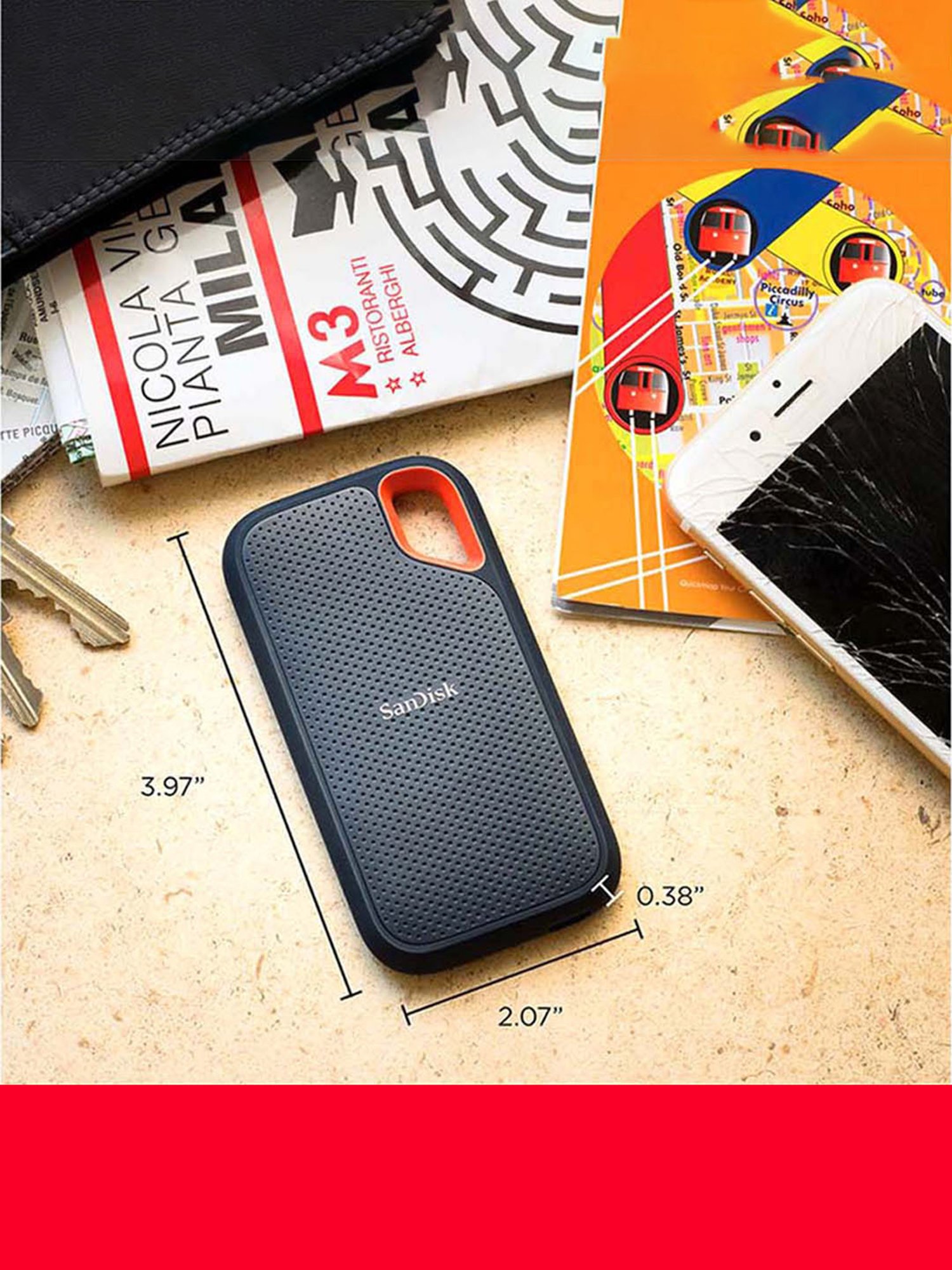 Buy SanDisk Extreme Portable SDSSDE61-2T00-G25 2 TB External SSD  