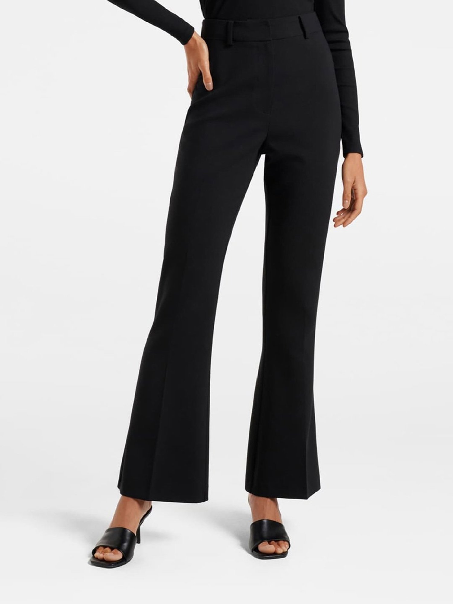Forever new straight leg formal black pants, Women's Fashion, Bottoms,  Other Bottoms on Carousell