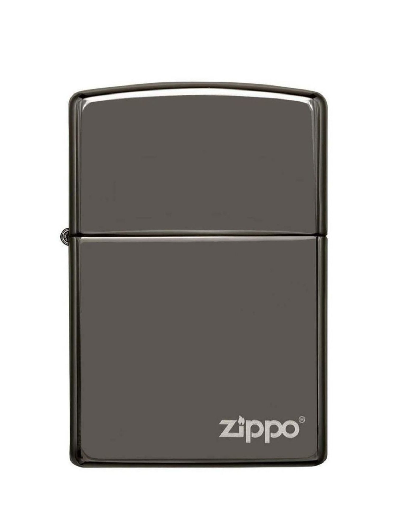 Buy Zippo Black with Logo Brass Pocket Lighter at Best Price